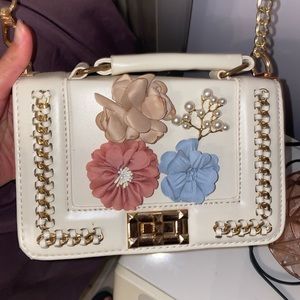 3D Floral Satchel